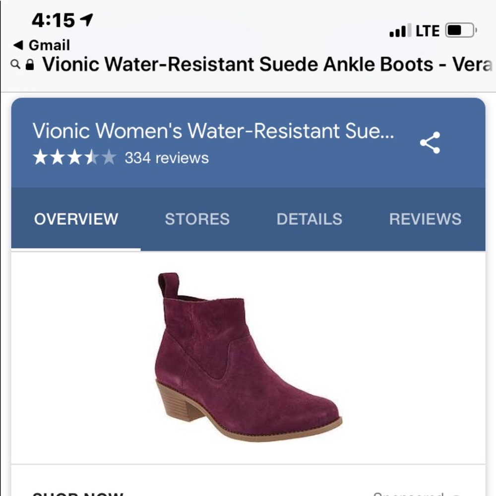 Vionic Boots size 12 fits more like an 11. New